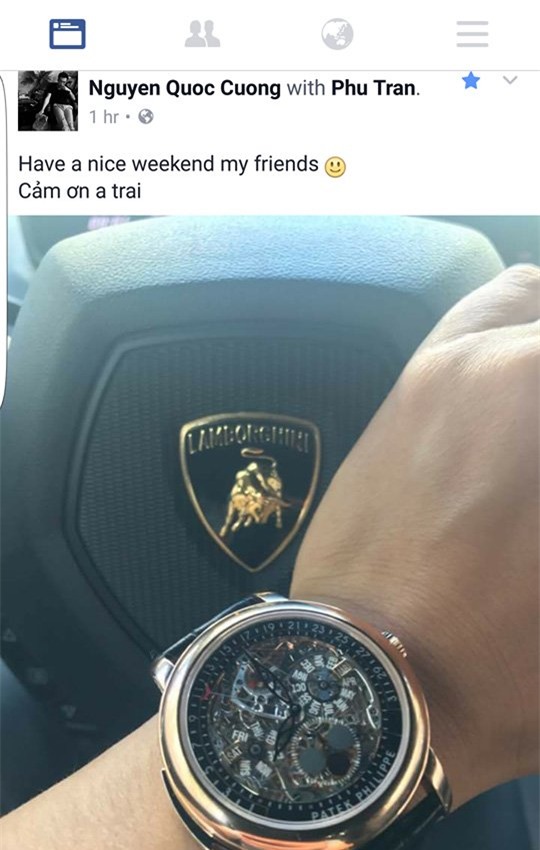 Cường đô la, siêu xe, đồng hồ, thiếu gia, chơi xe, thú chơi