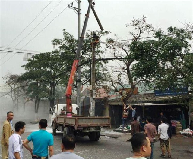 tai nạn lao động, điện cao thế, phóng điện