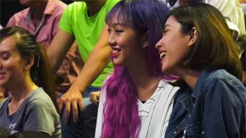 Cô gái tóc tím được tìm kiếm sau chương trình Giọng ải giọng ai - Ảnh 3.