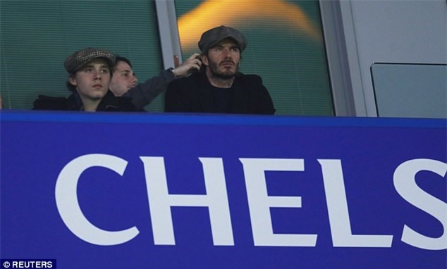 Beckham dan dau dan VIP den xem tran Chelsea gap MU hinh anh 2
