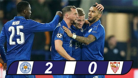Leicester xuất sắc vào tứ kết ngay lần đầu dự Champions League