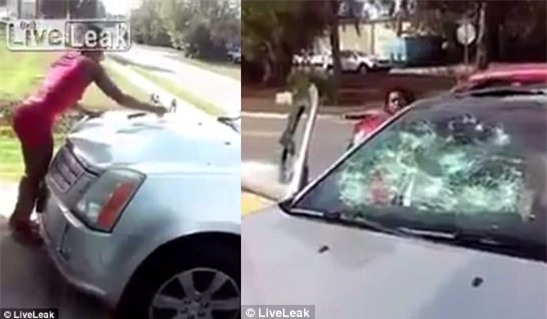 Một phụ nữ đập nát xe hơi hòng trả đũa bạn trai lừa đảo - Ảnh 3.