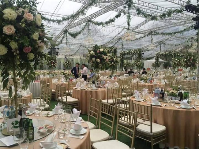 Cận cảnh đám cưới xa hoa bậc nhất Hải Phòng khiến dân mạng trầm trồ - Ảnh 8.