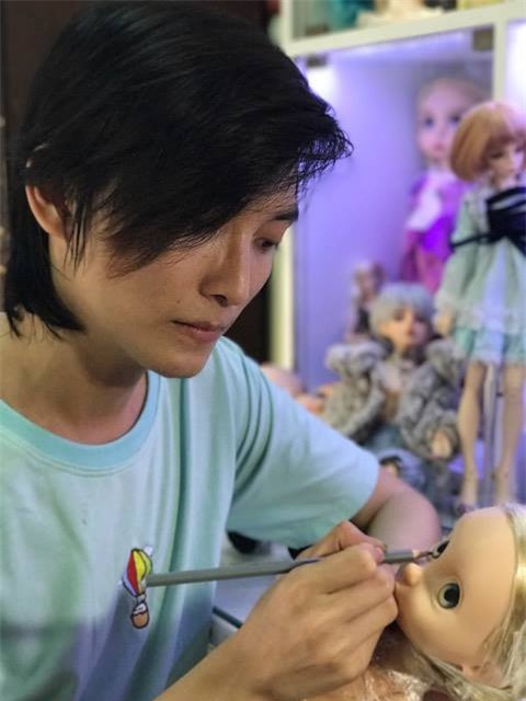 trang điểm búp bê, nghề trang điểm, nghệ sĩ, sinh viên, 9x, búp bê