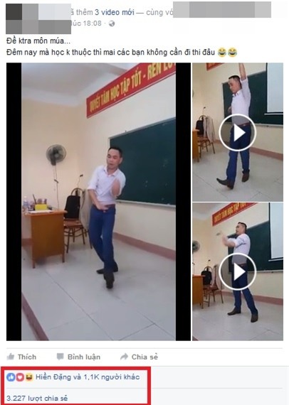 Clip thầy giáo Sư Phạm múa trên bục giảng hút triệu lượt xem - Ảnh 2.