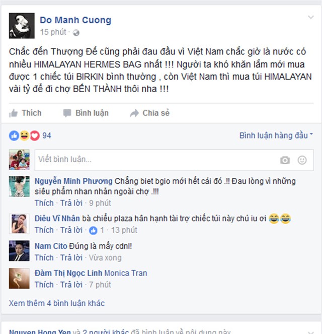 su that ve chiec tui khien ngoc trinh, do manh cuong khau chien rat mat - 2