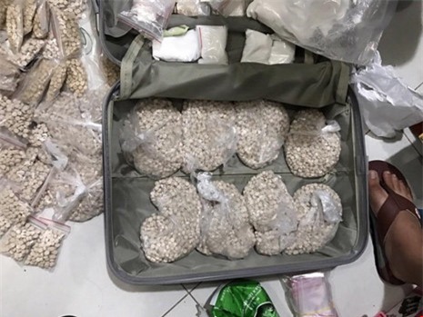 Tang vật đặc nhiệm hình sự phát hiện tại nhà Yến