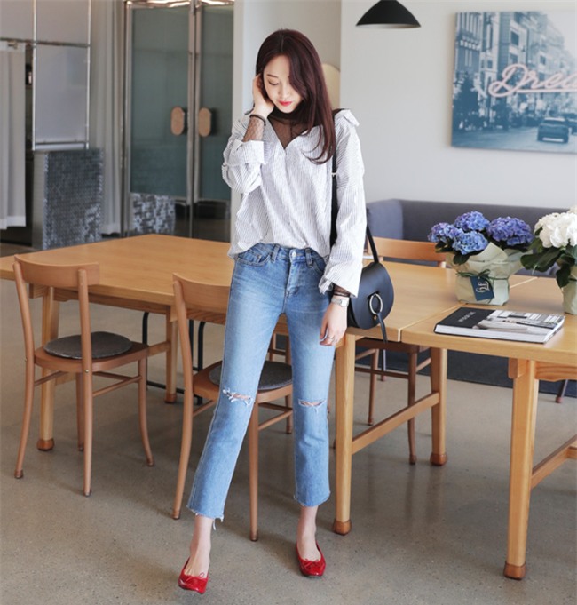 Điểm qua một vài cách diện đồ hay ho với cặp đôi kinh điển: quần jeans và sơmi - Ảnh 24.