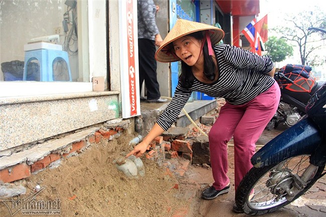 vỉa hè, vỉa hè Hà Nội, phá bậc tam cấp, lấn chiếm vỉa hè