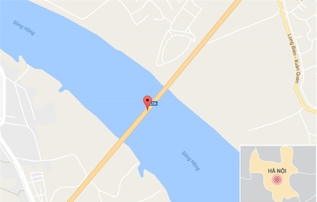 Tai nan lien hoan, xe container cam dau xuong chan cau hinh anh 2