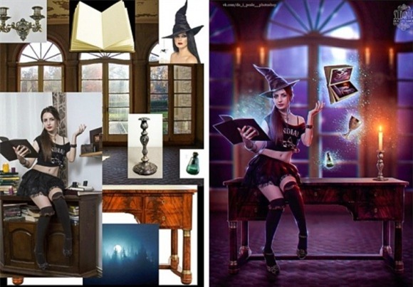 ảnh photoshop, ảnh ghép đẹp, Nghệ sĩ Victoria