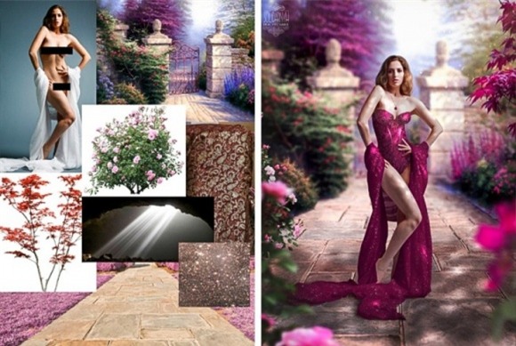 ảnh photoshop, ảnh ghép đẹp, Nghệ sĩ Victoria