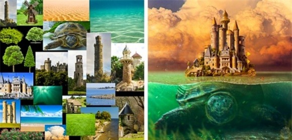 ảnh photoshop, ảnh ghép đẹp, Nghệ sĩ Victoria