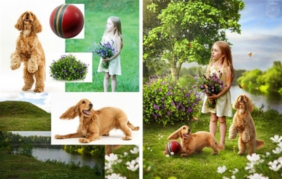 ảnh photoshop, ảnh ghép đẹp, Nghệ sĩ Victoria