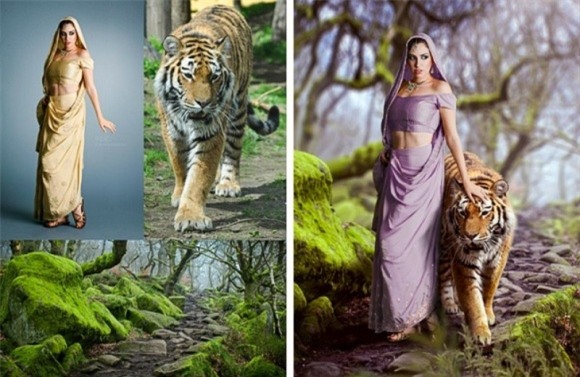 ảnh photoshop, ảnh ghép đẹp, Nghệ sĩ Victoria