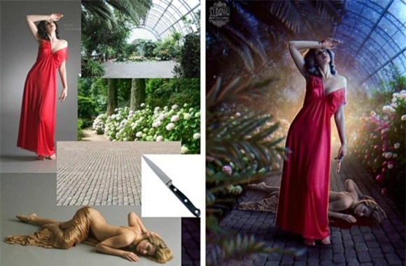 ảnh photoshop, ảnh ghép đẹp, Nghệ sĩ Victoria