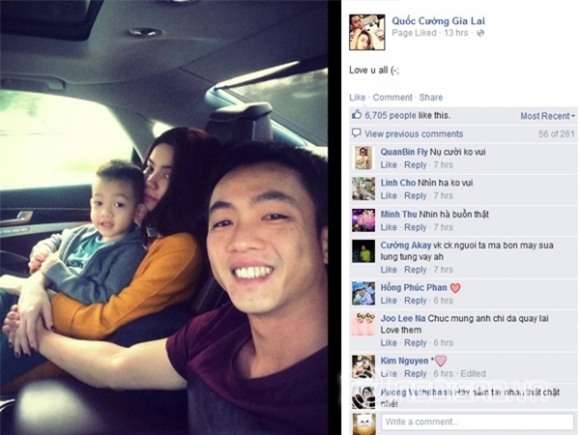 Ca sĩ hồ ngọc hà,cường đô la,hà hồ thân thiết bên cường đô la