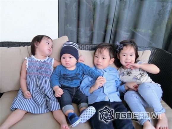 sao việt, lý hải, con lý hải, 4 con lý hải, ảnh con lý hải, ca sĩ lý hải