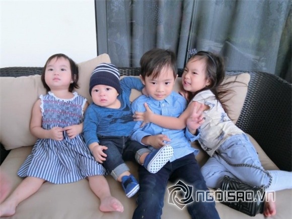 sao việt, lý hải, con lý hải, 4 con lý hải, ảnh con lý hải, ca sĩ lý hải