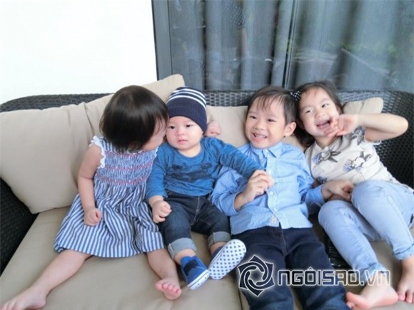 sao việt, lý hải, con lý hải, 4 con lý hải, ảnh con lý hải, ca sĩ lý hải