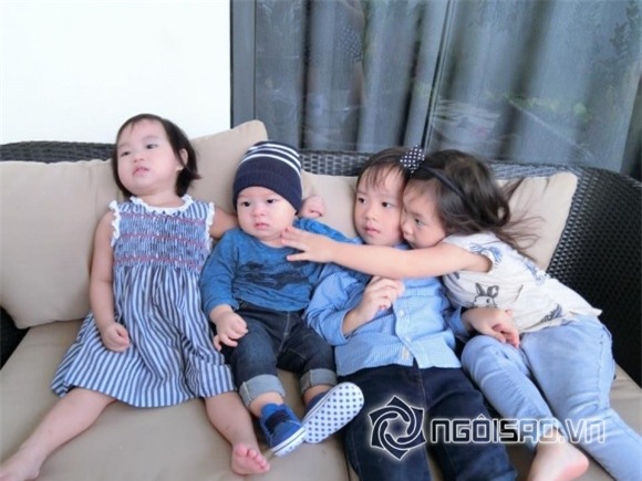 sao việt, lý hải, con lý hải, 4 con lý hải, ảnh con lý hải, ca sĩ lý hải