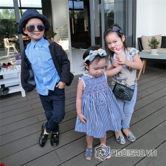 sao việt, lý hải, con lý hải, 4 con lý hải, ảnh con lý hải, ca sĩ lý hải