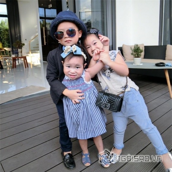 sao việt, lý hải, con lý hải, 4 con lý hải, ảnh con lý hải, ca sĩ lý hải