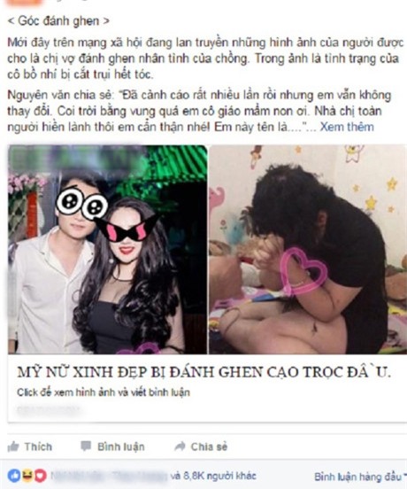 Xon xao chuyen hotgirl bi danh ghen cao troc dau dan mat - Anh 1