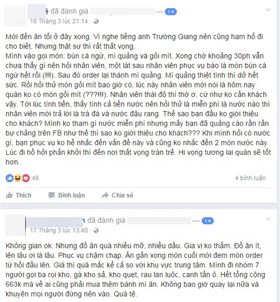 Danh hài trường giang,trường giang mở quán cơm,diễn viên nhã phương