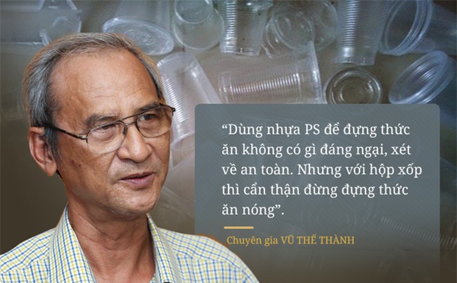 Đối thoại với chuyên gia Vũ Thế Thành: Hộp xốp, cốc nhựa dùng một lần - độc hay không độc? - Ảnh 1.
