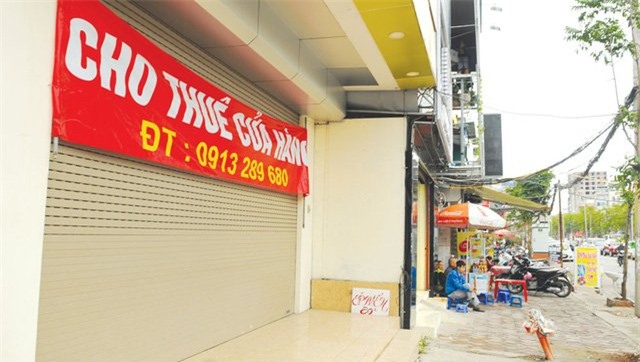 nhà mặt phố, Hà Nội, thuê cửa hàng, thuê nhà, vỉa hè, giá thuê nhà