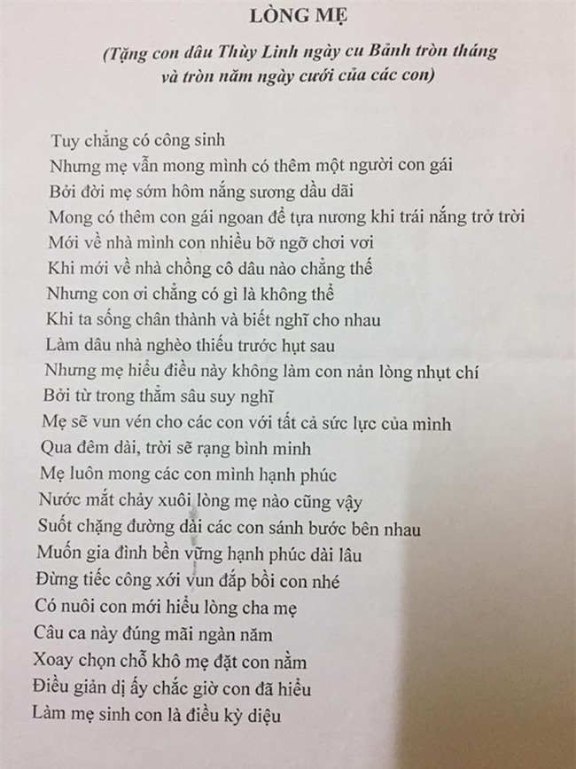 Bà mẹ chồng làm thơ tặng con dâu và bữa ăn ở cữ đầy tú hụ khiến không ít chị em ước ao - Ảnh 3.