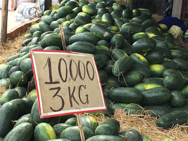 Dưa hấu, rớt giá,  nông dân, nông sản,nông sản Việt