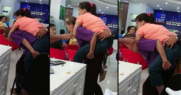 Sự thật đằng sau câu chuyện mẹ già 79 tuổi cõng con gái 30 tuổi - Ảnh 1.