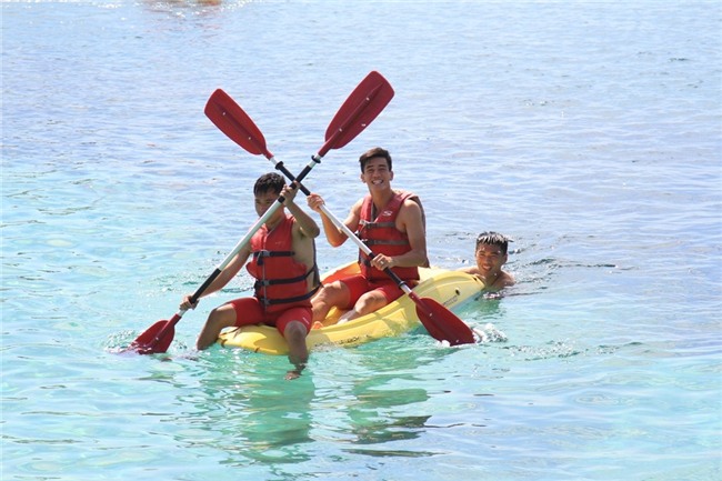 U20 Viet Nam thoai mai vui dua o khu nghi mat 5 sao hinh anh 3