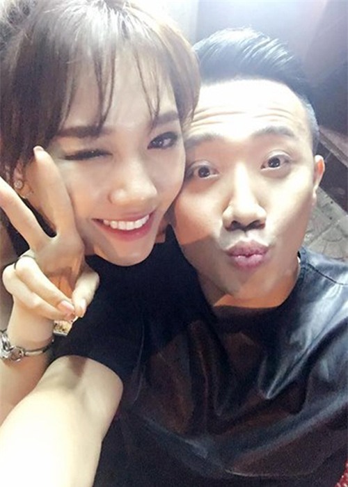 choang voi anh tran thanh, hari won chup cho nhau hinh anh 4