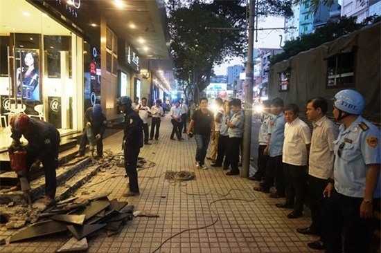 Quận 1, Đoàn Ngọc Hải, Phó chủ tịch Đoàn Ngọc Hải, giành vỉa hè, lấn chiếm vỉa hè