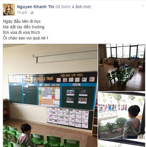 Khánh Thi khoe ảnh ngày đầu tiên Kubi đi học, ai cũng choáng khi nhìn bảng học phí-2