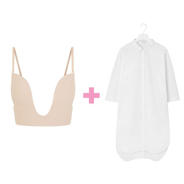 Diện đồ màu trắng tinh tế hơn nhờ cách chọn nội y phù hợp - Ảnh 1.