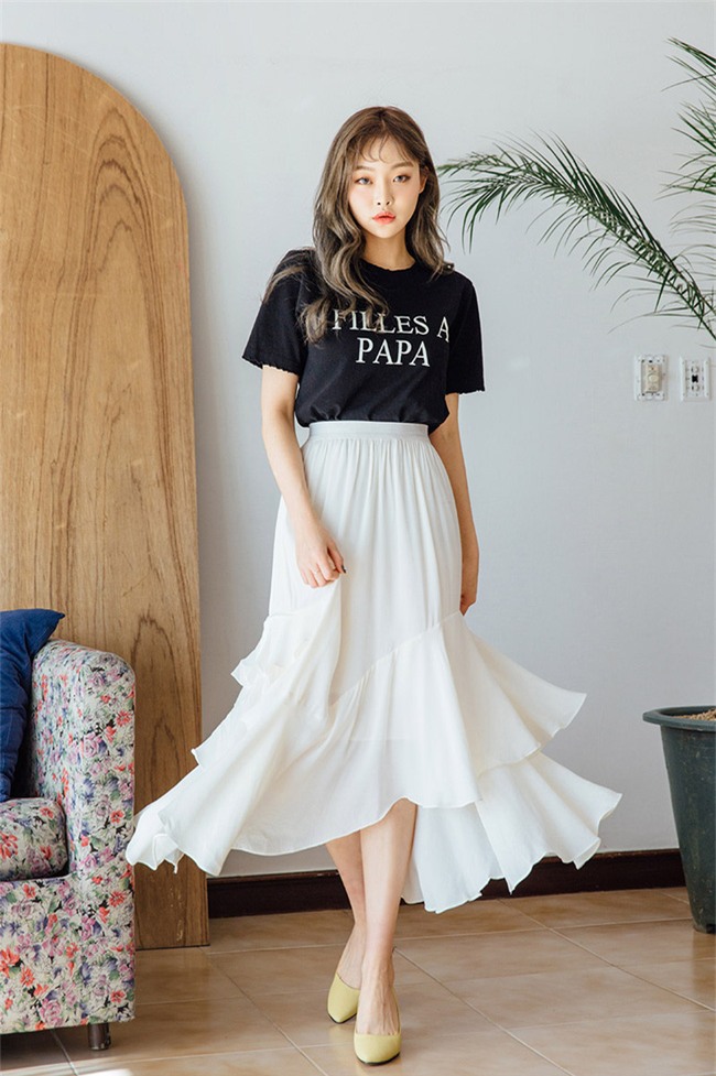 Nắng lên một cái là cô nàng điệu đà tha hồ diện những mẫu chân váy xòe bồng bềnh thế này - Ảnh 17.