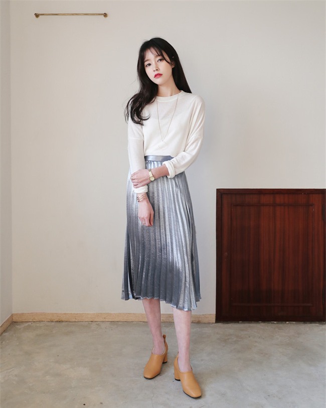 Nắng lên một cái là cô nàng điệu đà tha hồ diện những mẫu chân váy xòe bồng bềnh thế này - Ảnh 20.