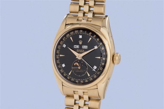 đồng hồ Rolex, vua Bảo Đại, bán đấu giá, đồng hồ, đồng hồ cổ