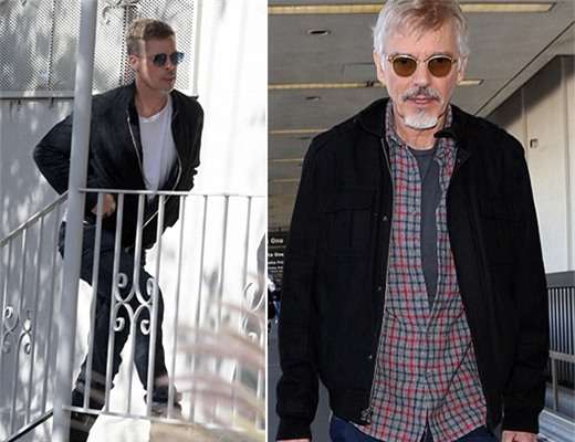 Nhìn xa, tài tử trông chẳng khác chồng cũ 61 tuổi của Jolie, Billy Bob Thornton.