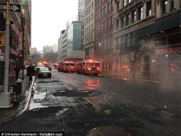 Nổ lớn, New York , nổ ở New York