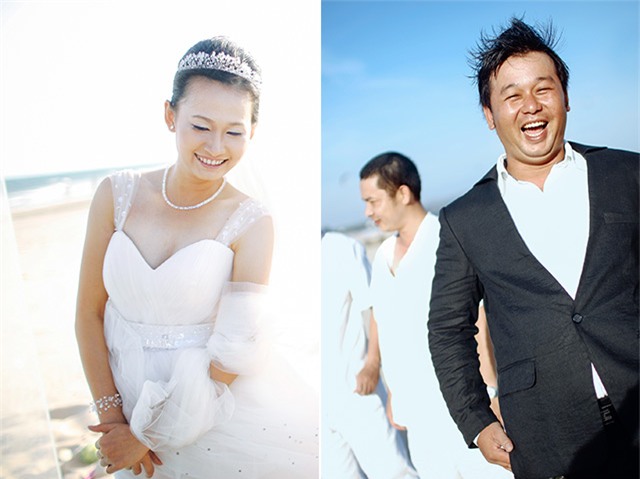 Cặp đôi 14 năm đèo nhau bằng xe máy thay vì xế hộp và hôn lễ kỳ công đẹp long lanh tại biển Phan Thiết - Ảnh 3.