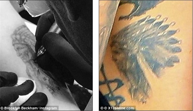 Con trai Beckham khoe hinh xam giong bo hinh anh 2