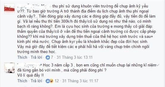 Hoc sinh phan anh chup anh trong truong phai nop 300.000 dong mot gio hinh anh 2