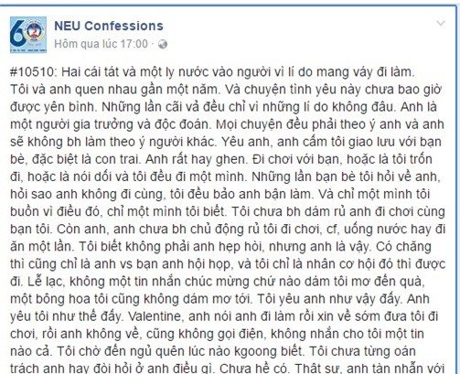 Cô gái bị bạn trai tát 2 cái đau điếng vì mặc váy đi làm - Ảnh 1.