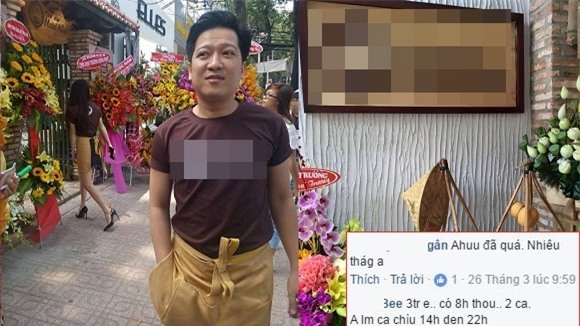 sao việt, trường giang, trường giang trả lương cho nhân viên, trường giang mở quán cơm, trường giang và nhã phương