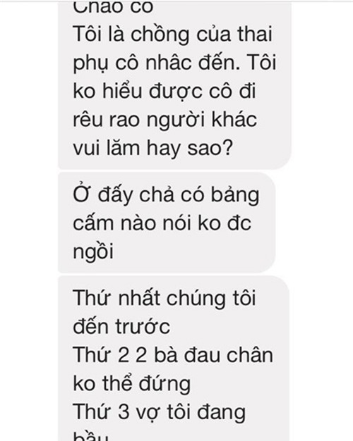 ba bau phai dung khi cho kham thai, bi chong cua nguoi phu nu khac tu choi nhuong ghe - 1